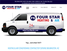 Tablet Screenshot of fourstarair.com